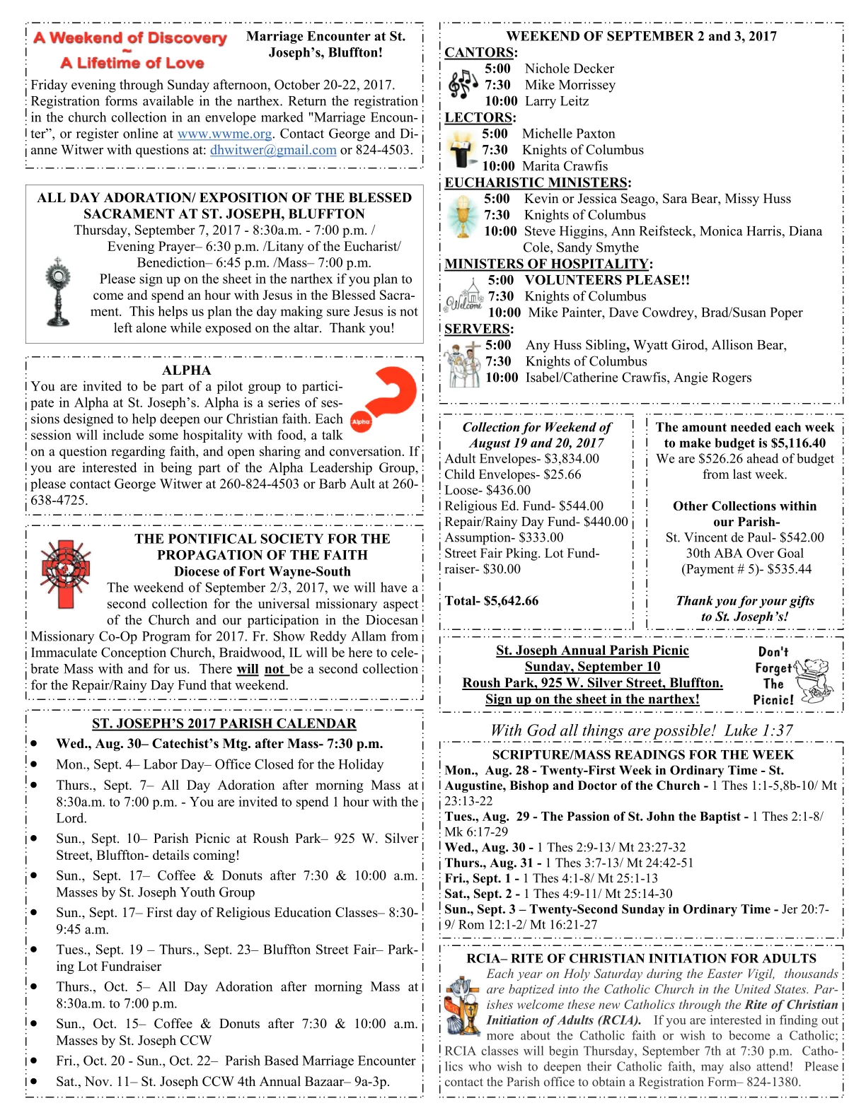 Aug 27, 2017 - Bulletin - Page 3