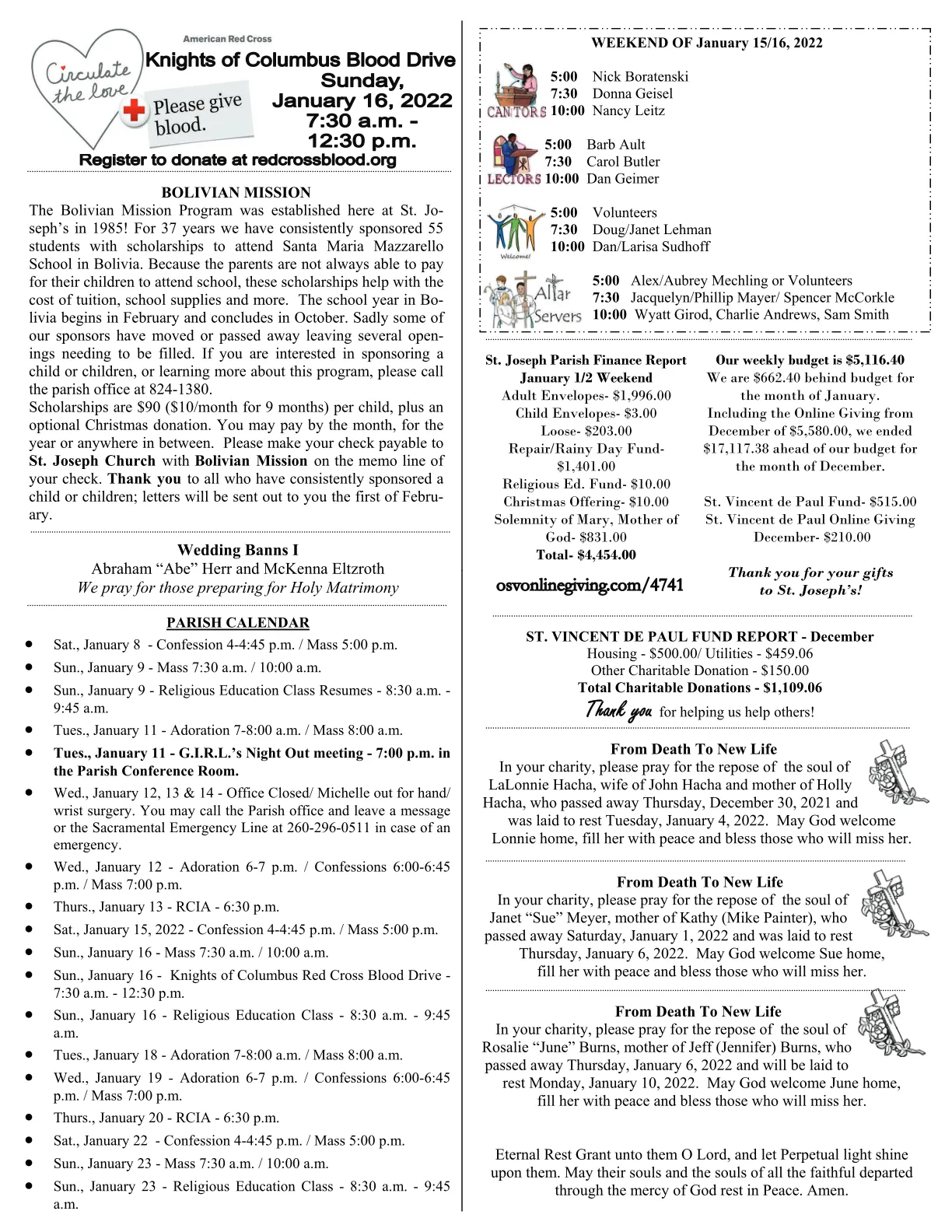 Jan 09, 2022 - Bulletin - Page 3