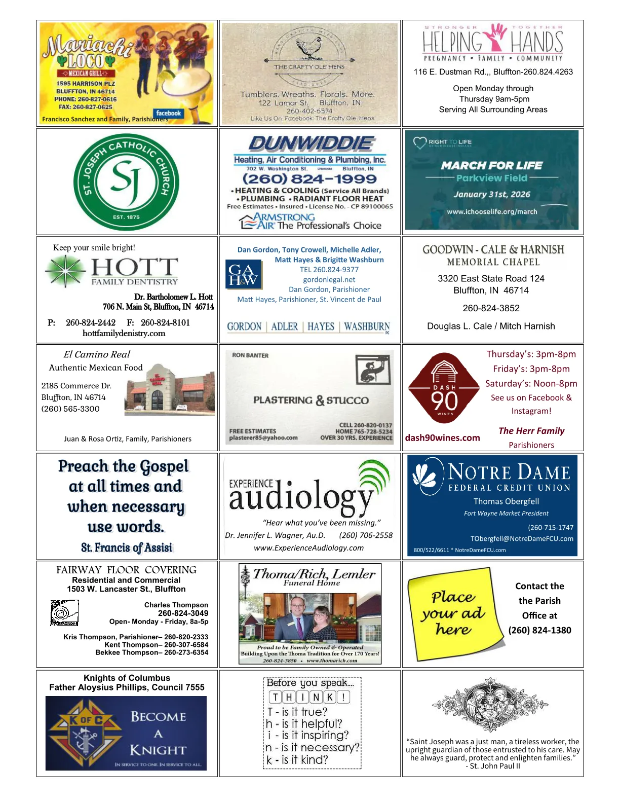 Jan 11, 2026 - Bulletin - Page 4