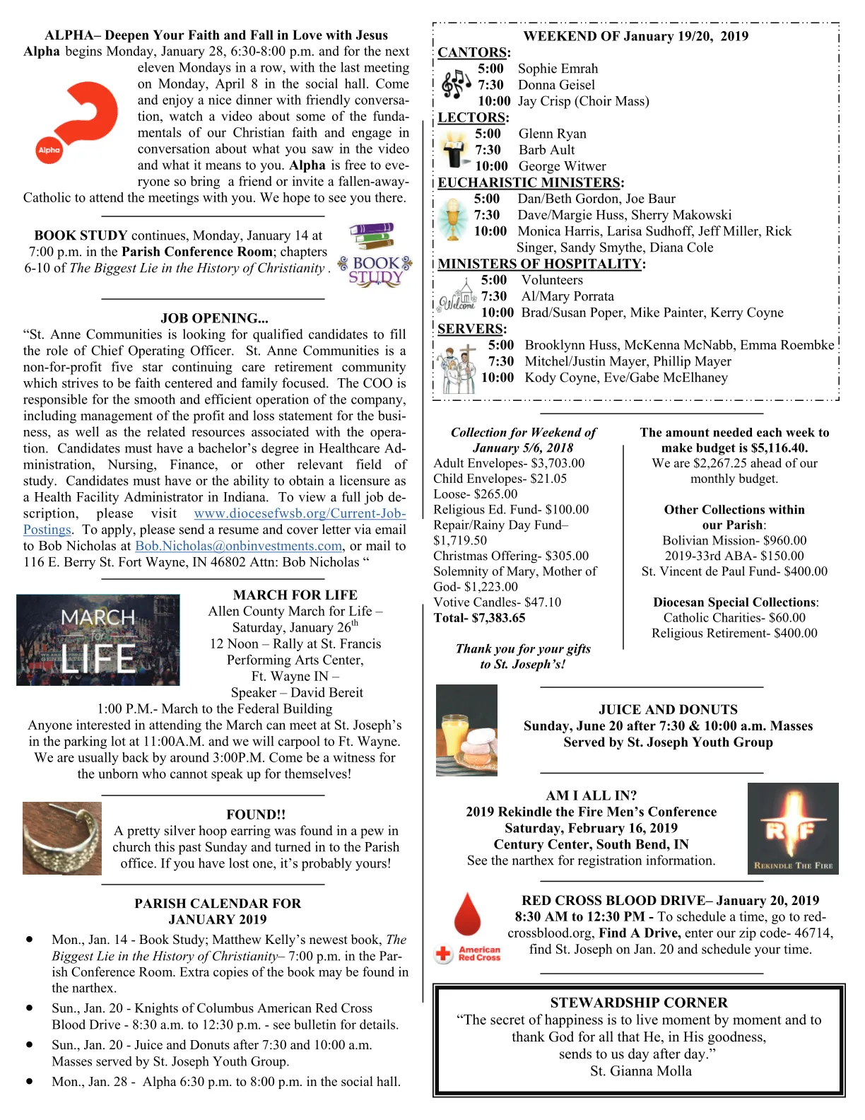 Jan 13, 2019 - Bulletin - Page 3