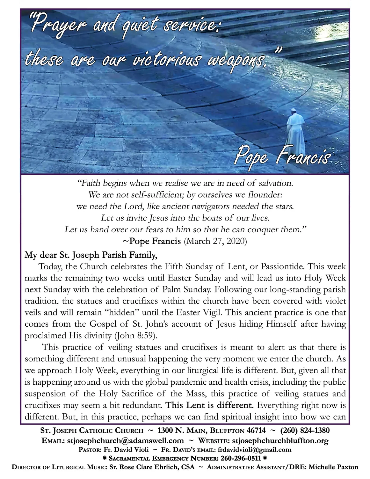 Mar 29, 2020 - Bulletin - Page 1