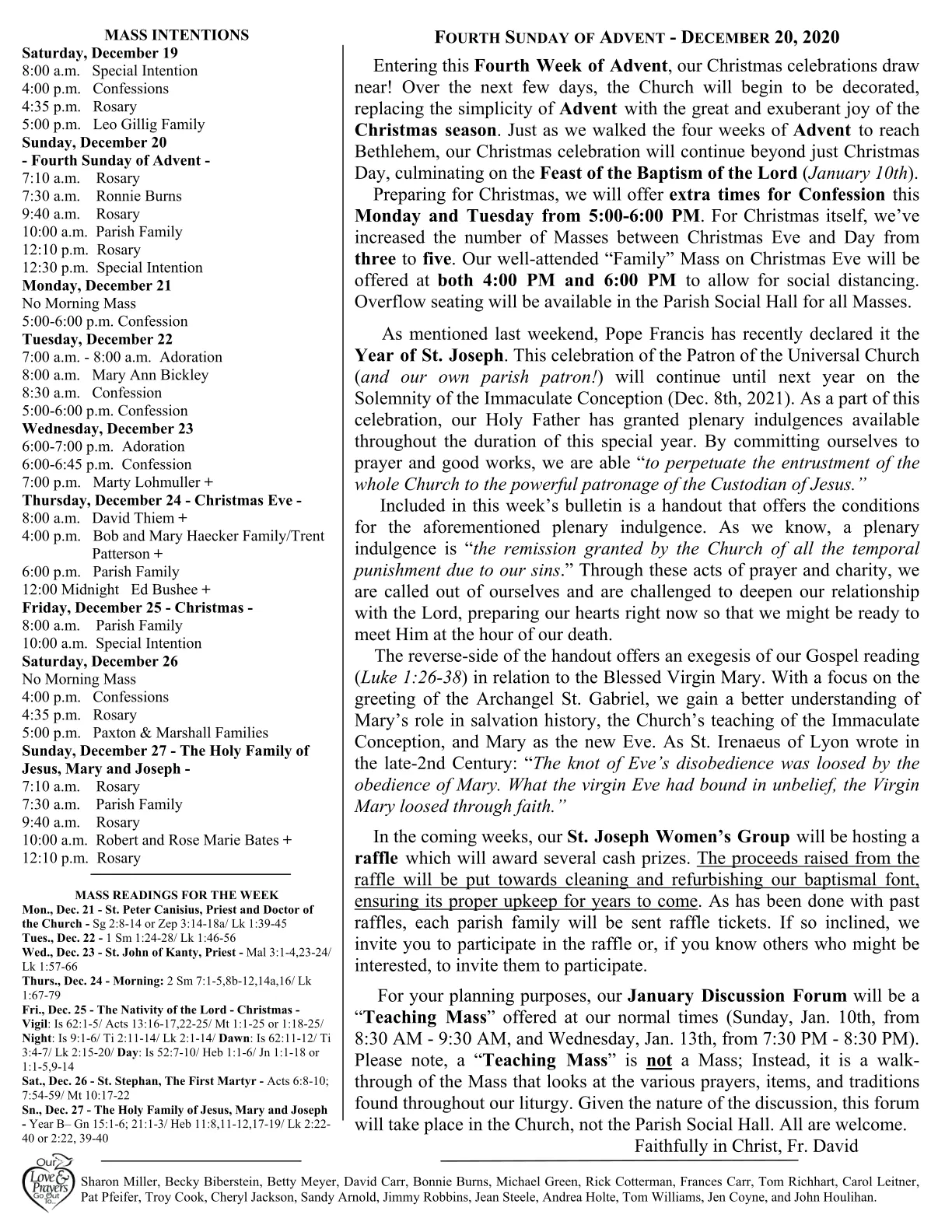 Dec 20, 2020 - Bulletin - Page 2