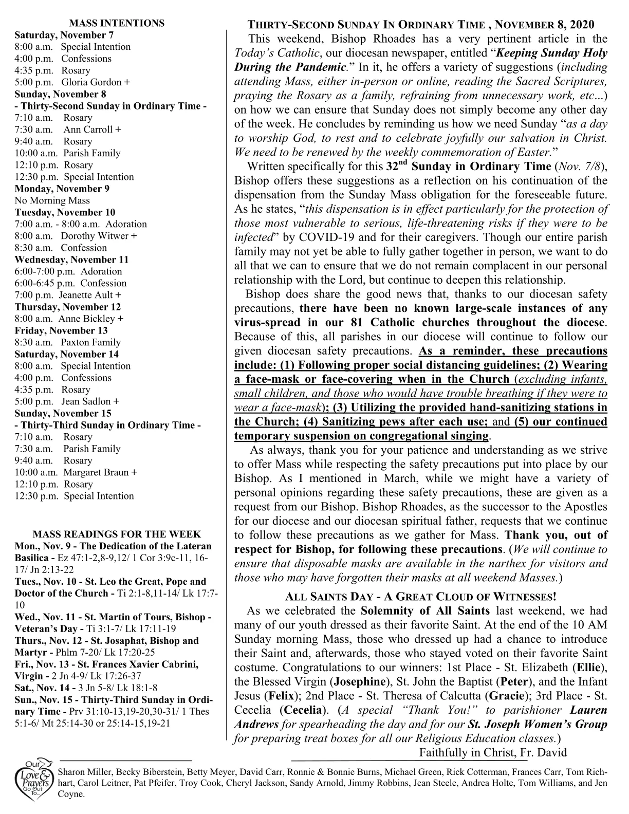 Nov 08, 2020 - Bulletin - Page 2