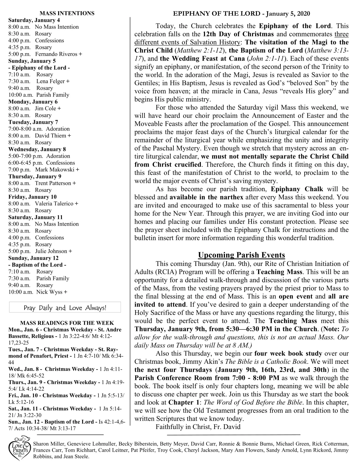 Jan 05, 2020 - Bulletin - Page 2