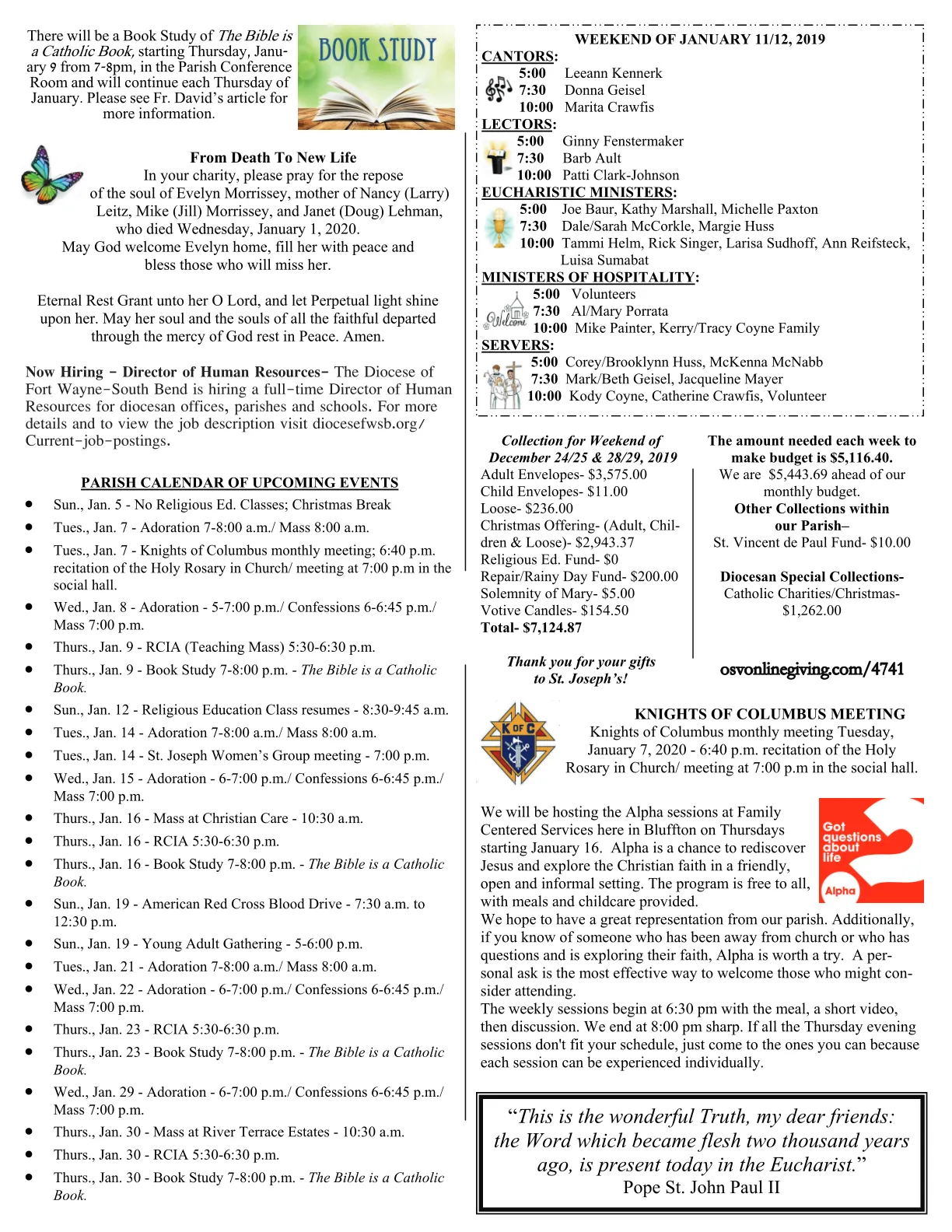 Jan 05, 2020 - Bulletin - Page 3