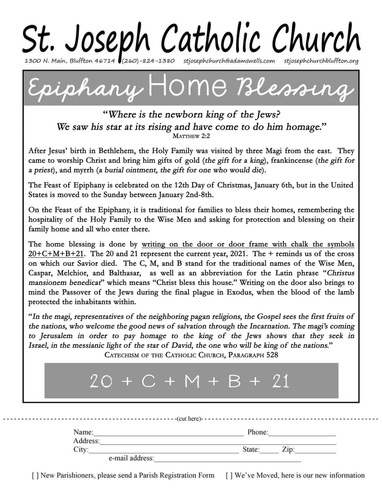 Jan 03, 2021 - Bulletin - Page 1