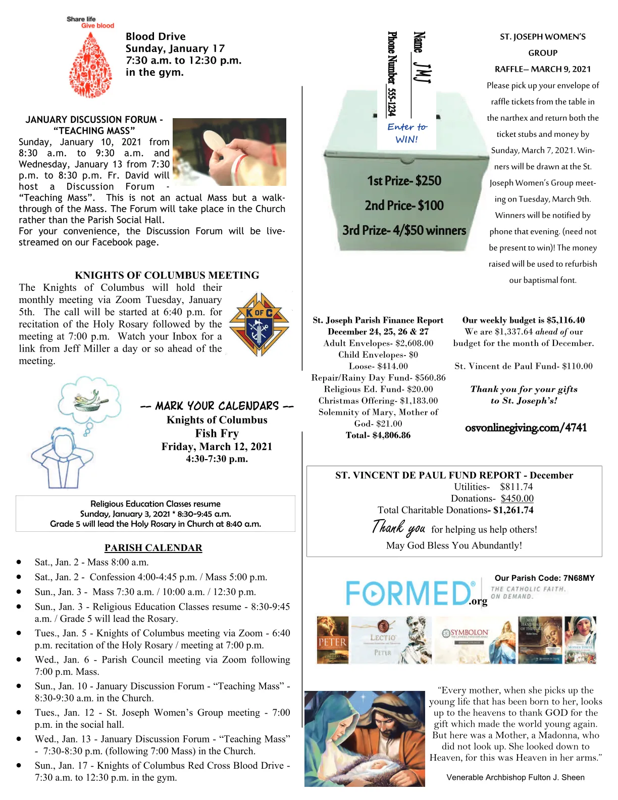 Jan 03, 2021 - Bulletin - Page 3