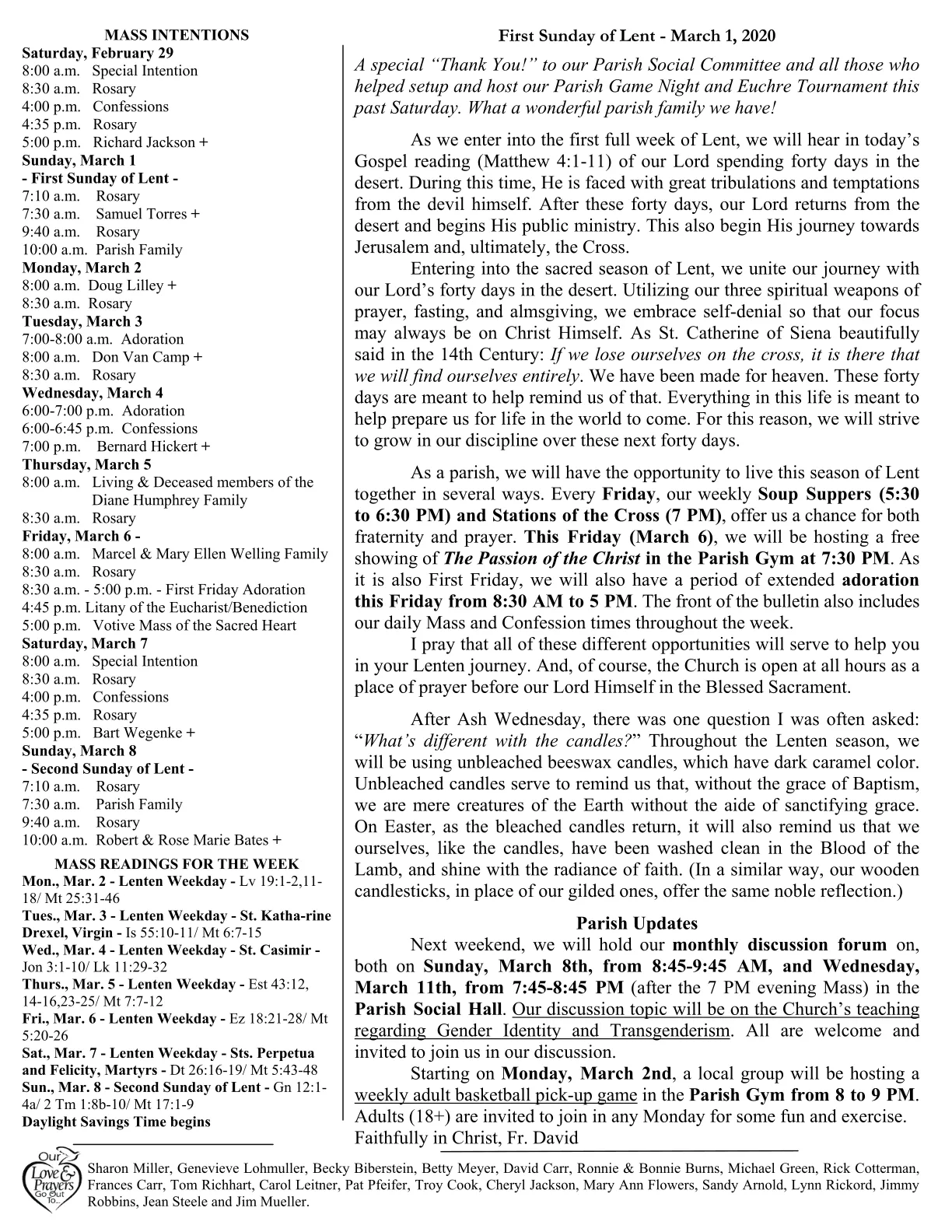 Mar 01, 2020 - Bulletin - Page 2