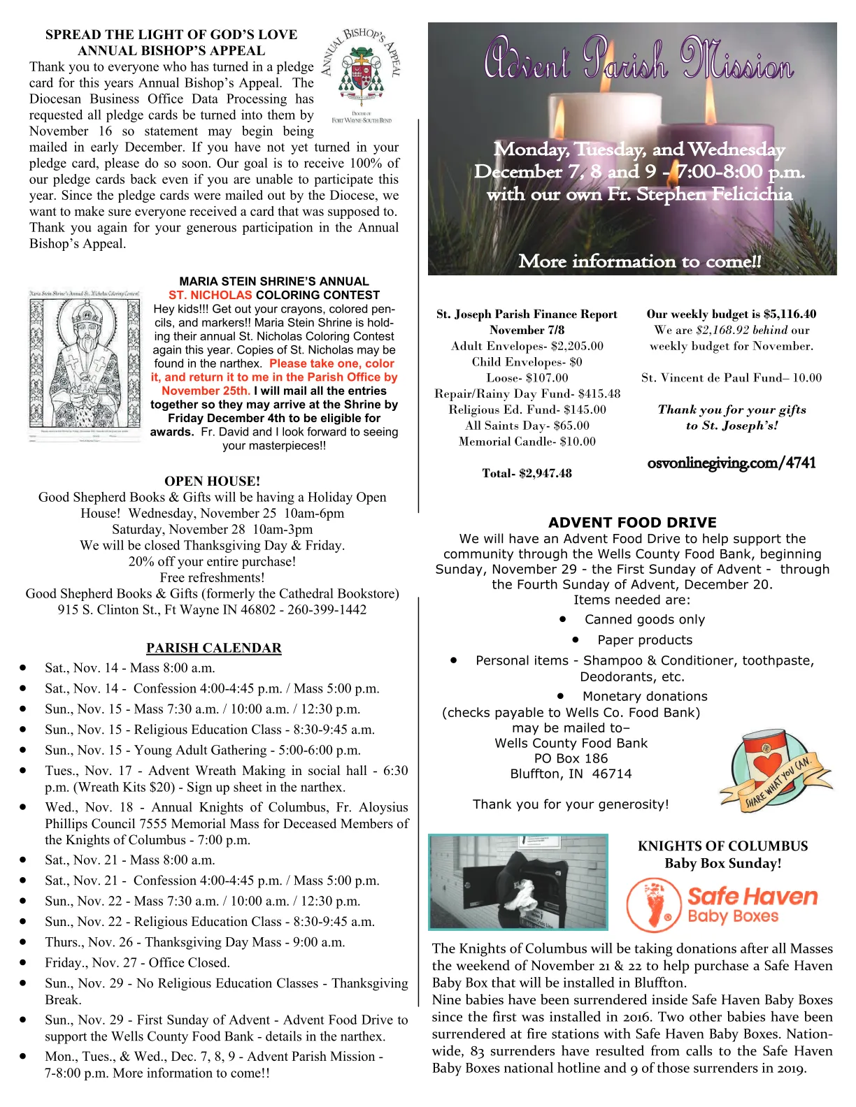 Nov 15, 2020 - Bulletin - Page 3