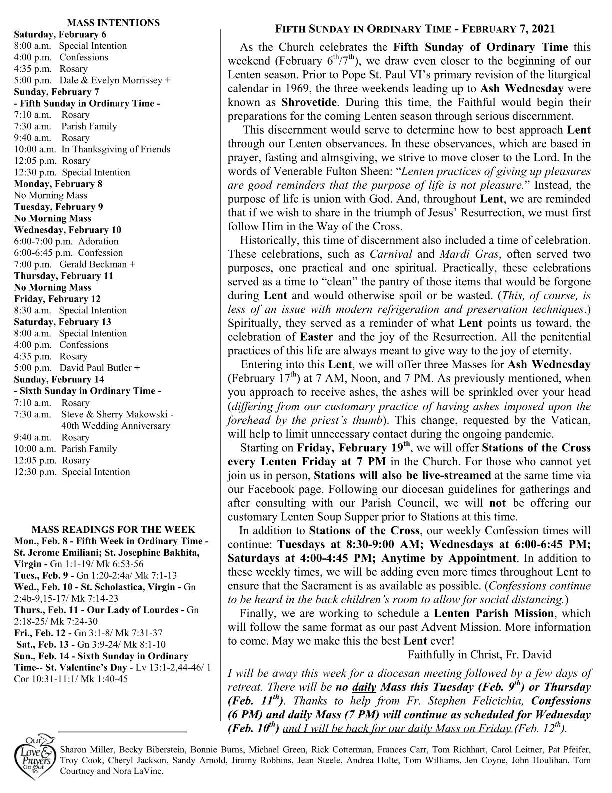 Feb 07, 2021 - Bulletin - Page 2