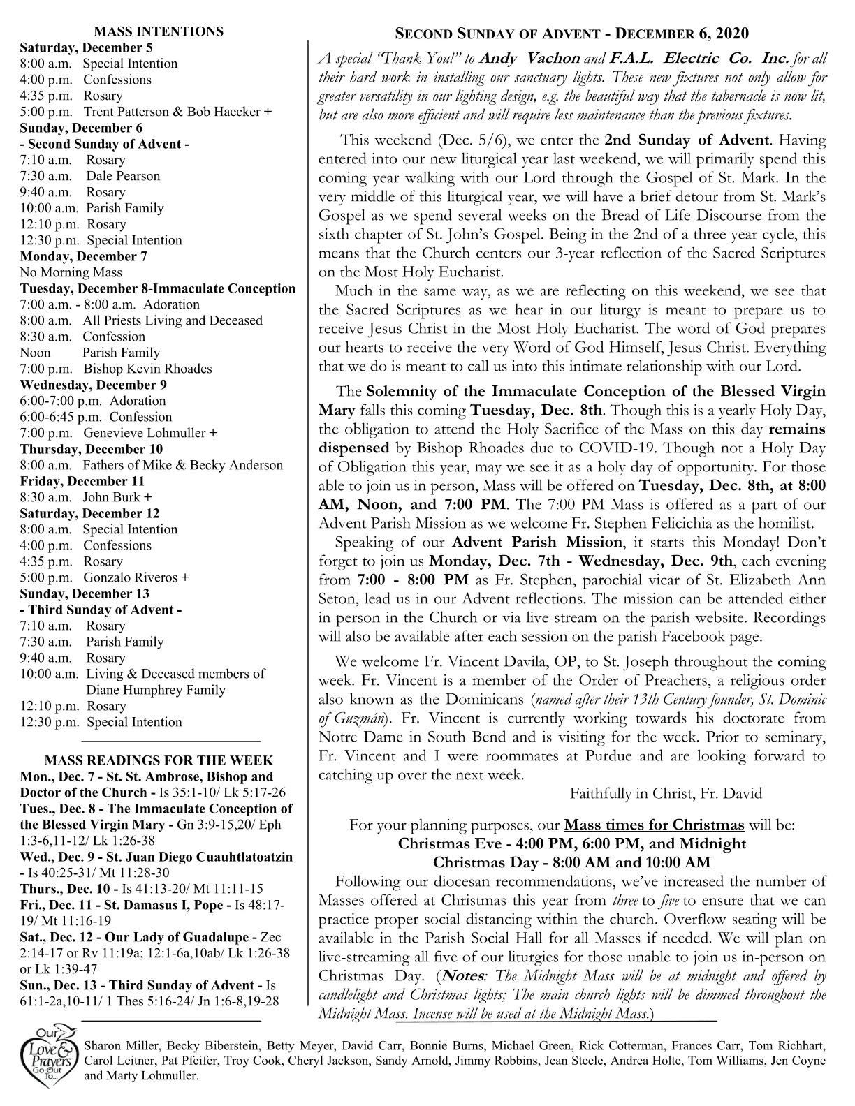 Dec 06, 2020 - Bulletin - Page 2