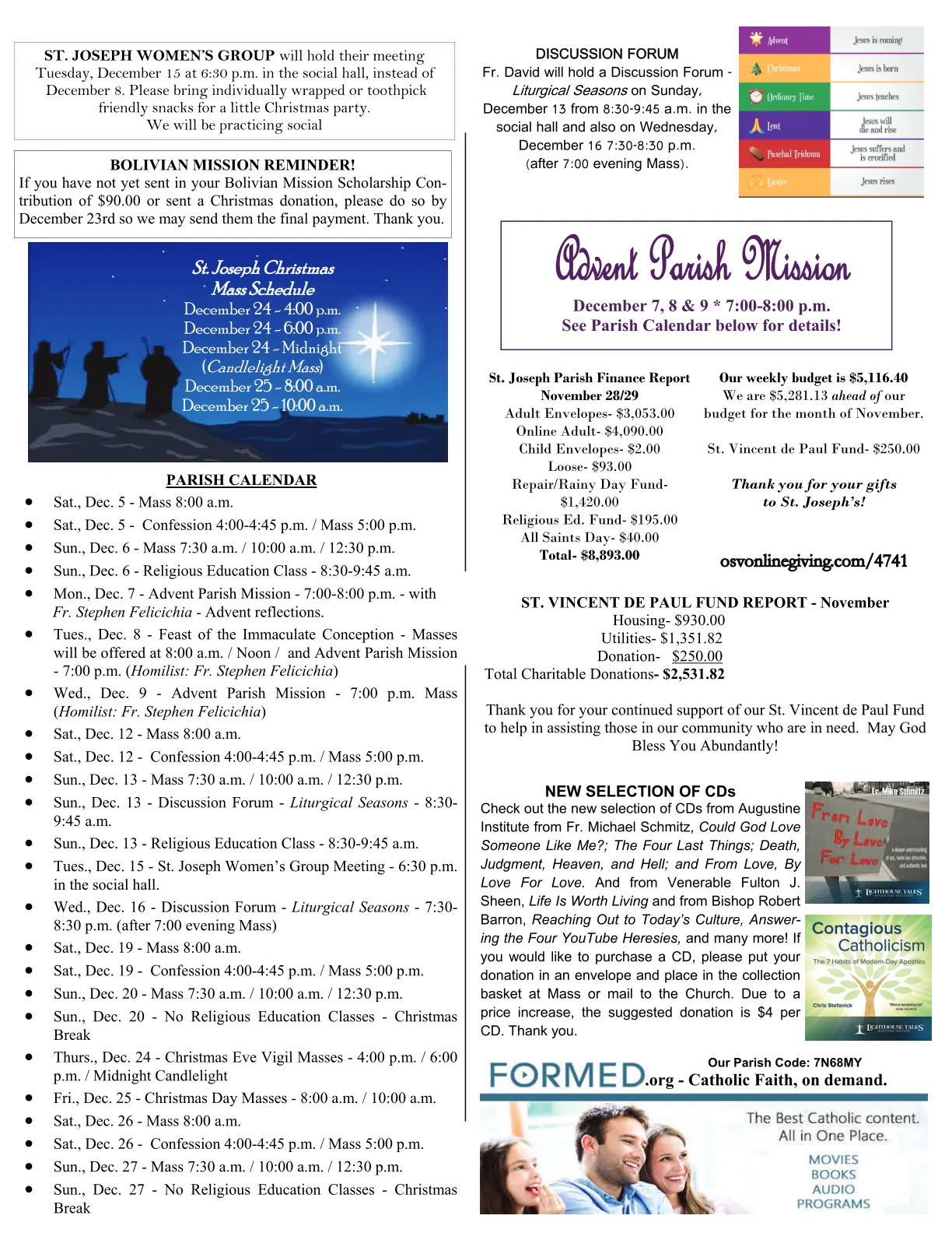 Dec 06, 2020 - Bulletin - Page 3