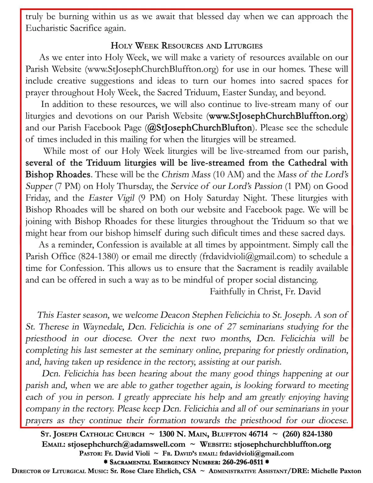 Apr 05, 2020 - Bulletin - Page 2