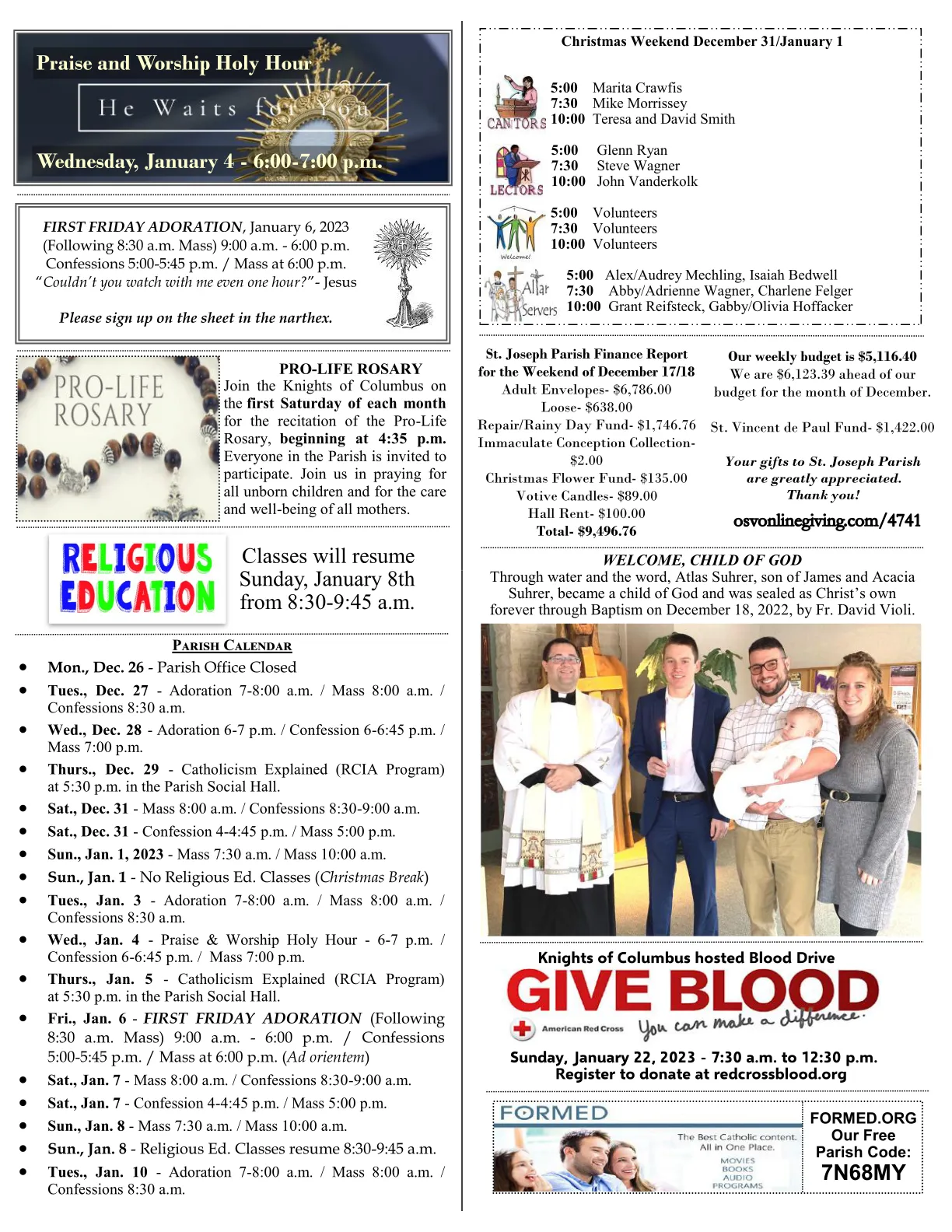 Dec 25, 2022 - Bulletin - Page 3