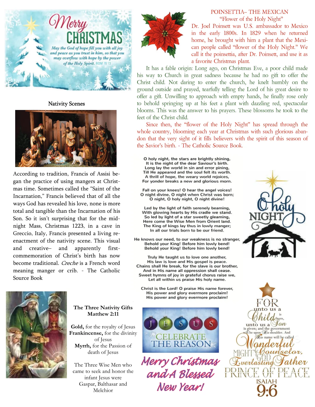 Dec 25, 2017 - Christmas Bulletin - Page 2