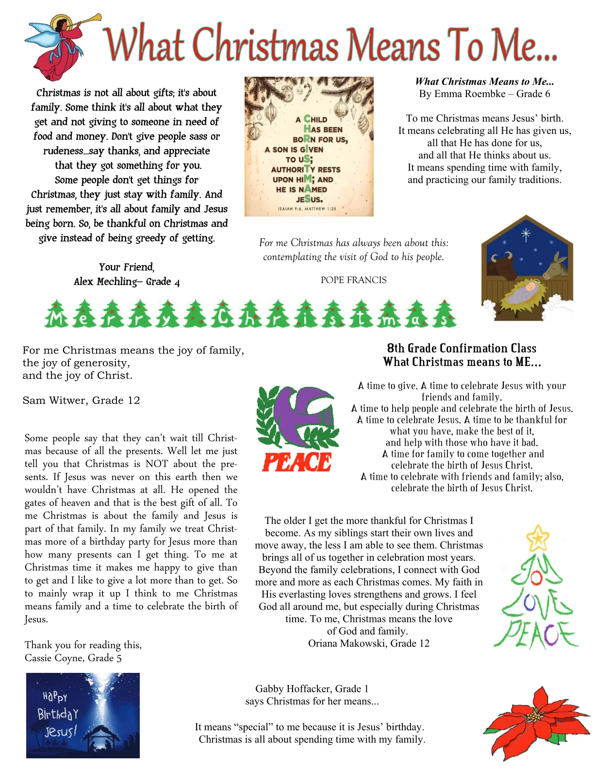 Dec 25, 2017 - Christmas Bulletin - Page 3