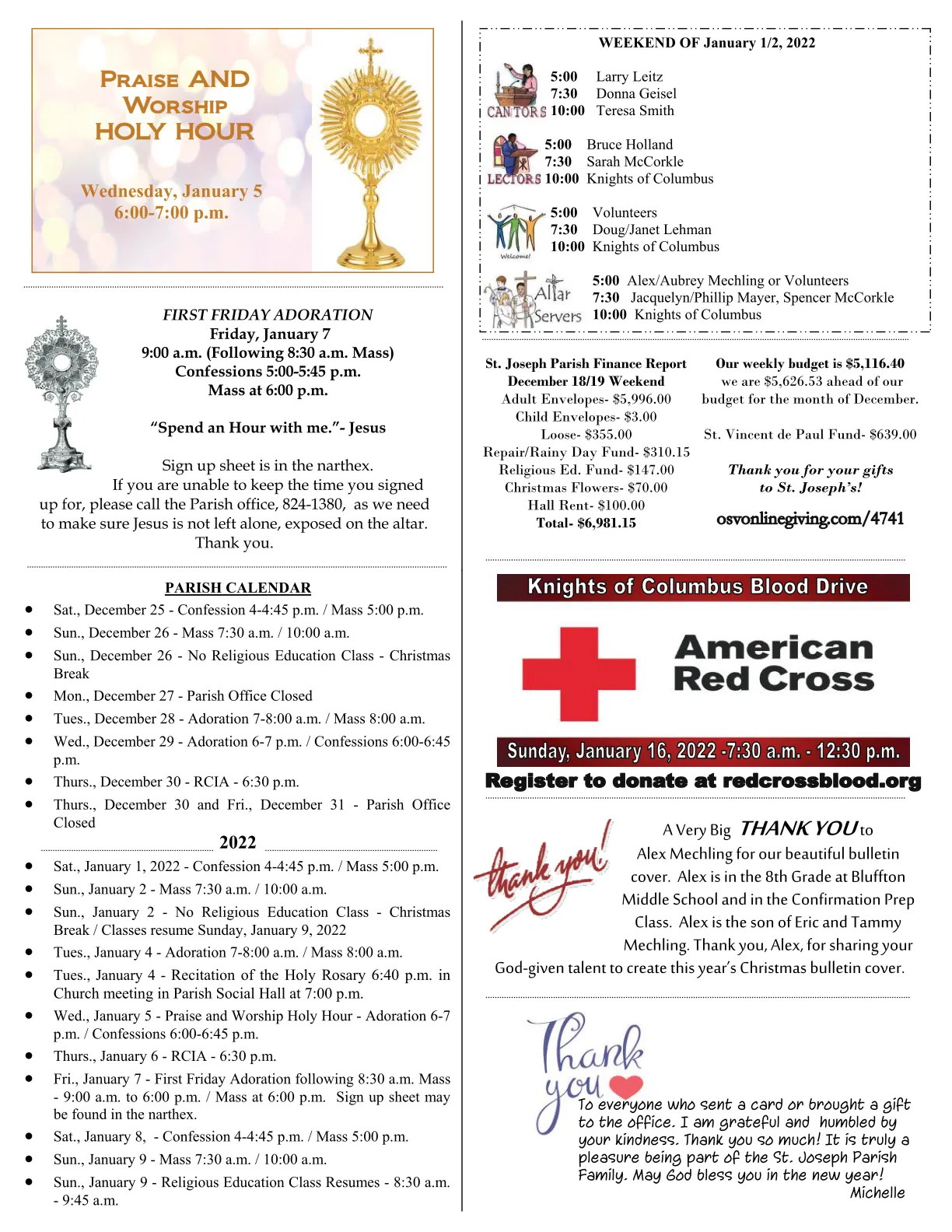 Dec 26, 2021 - Bulletin - Page 4