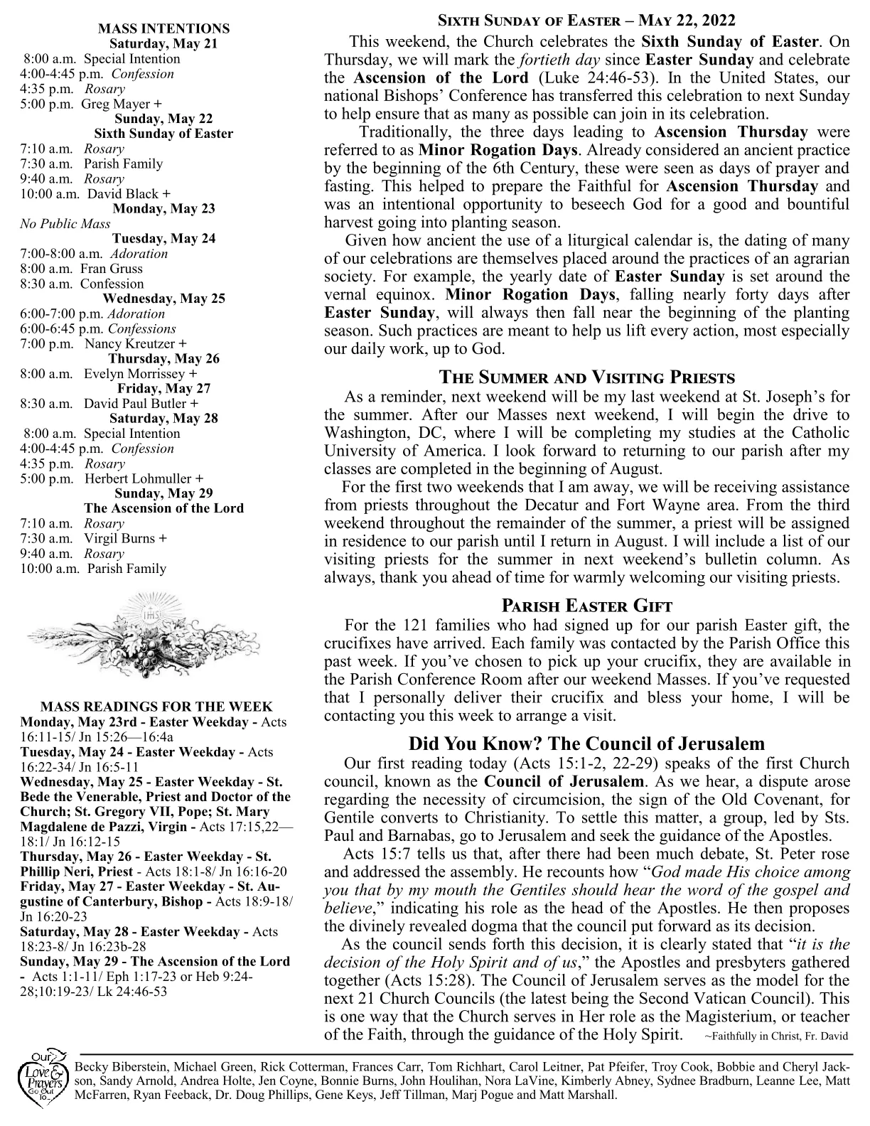 May 22, 2022 - Bulletin - Page 2