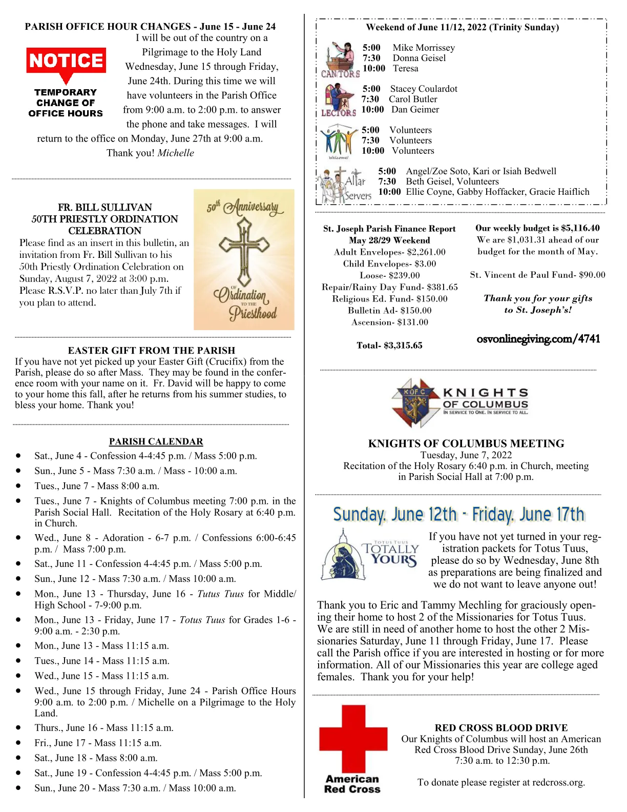 Jun 05, 2022 - Bulletin - Page 3