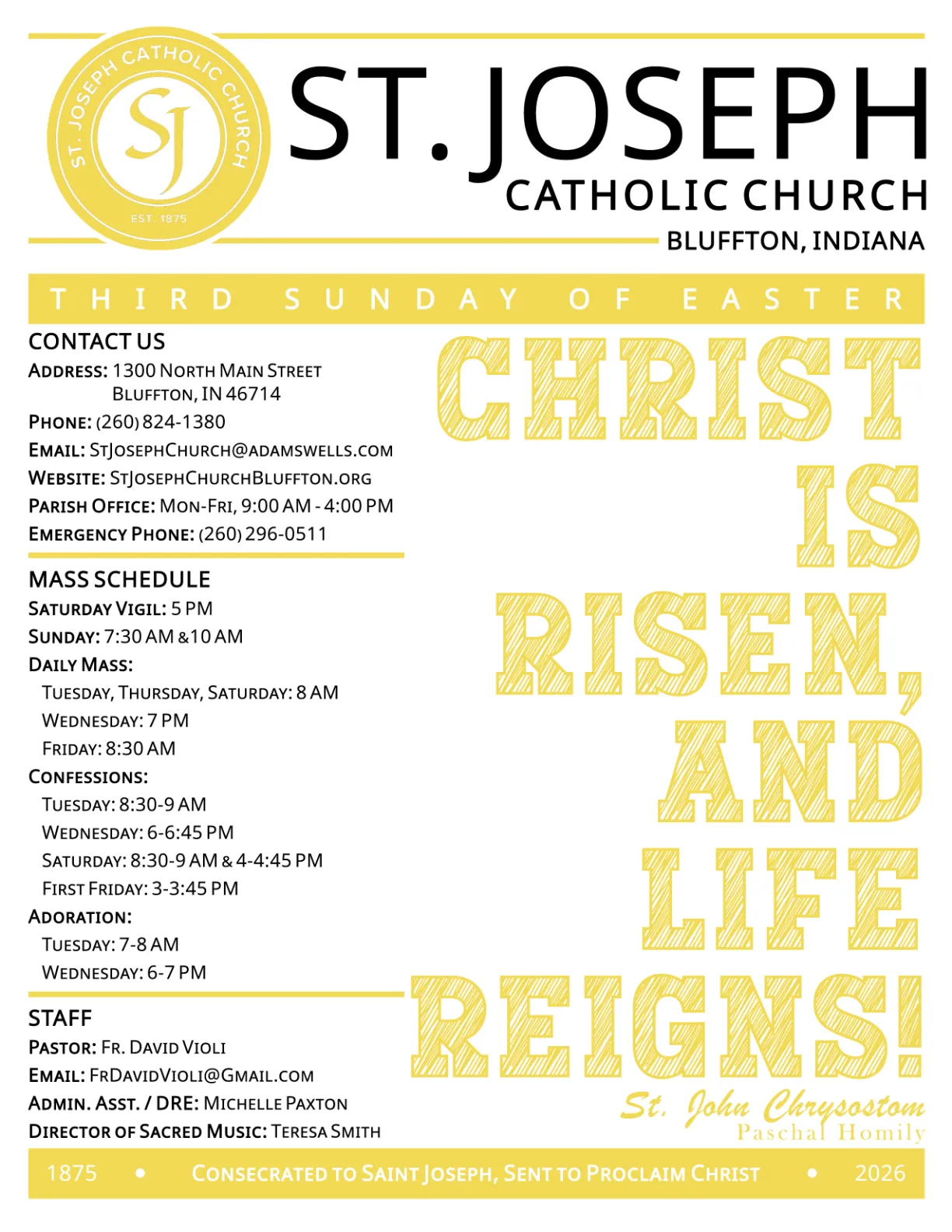 Apr 19, 2026 - Bulletin - Page 1