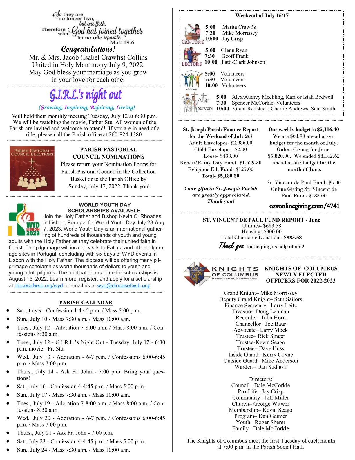 Jul 10, 2022 - Bulletin - Page 3