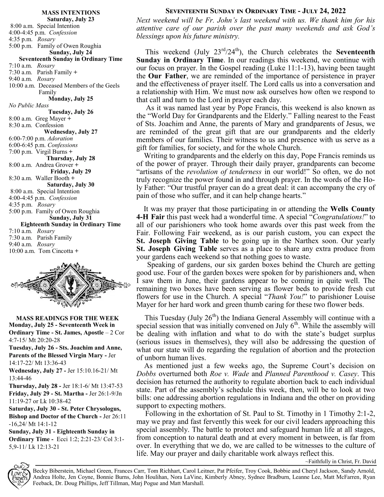 Jul 24, 2022 - Bulletin - Page 2