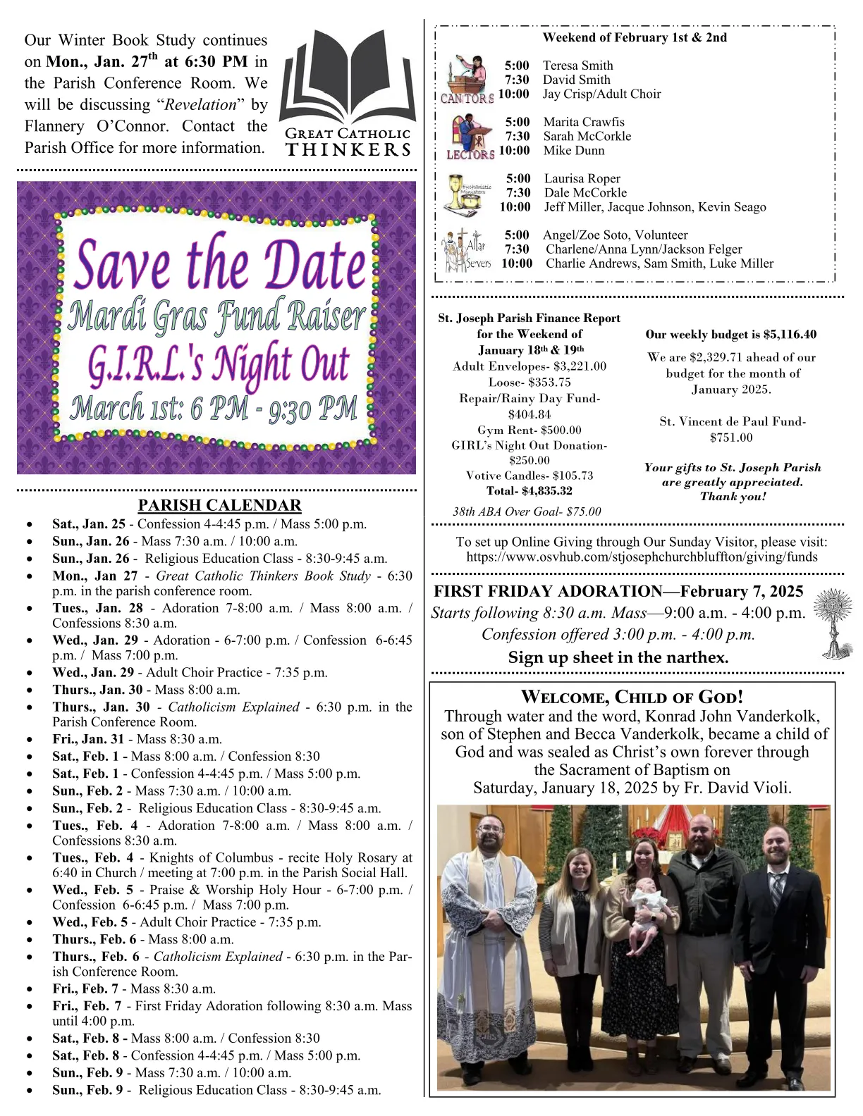 Jan 26, 2025 - Bulletin - Page 3