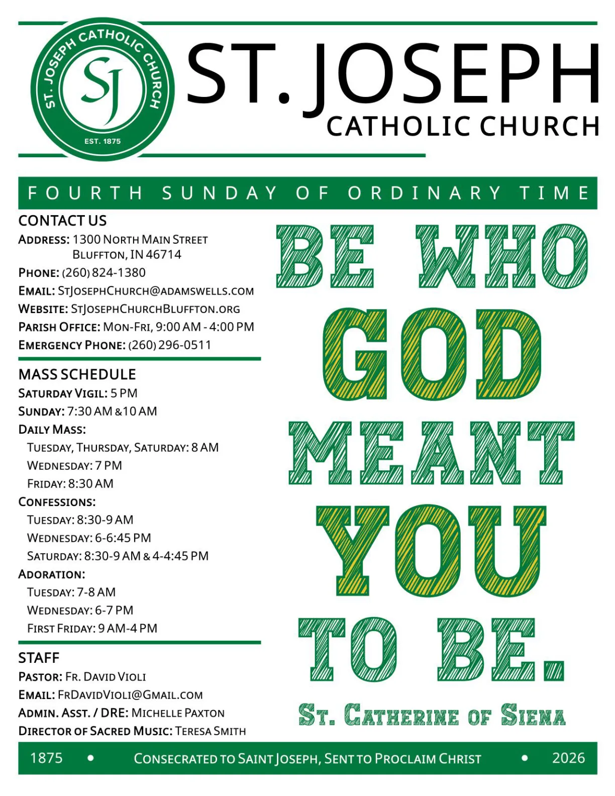 Feb 01, 2026 - Bulletin - Page 1