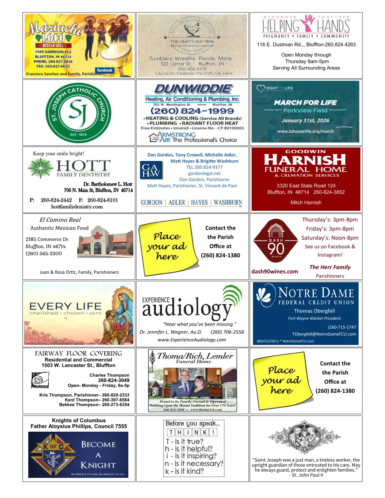 Mar 15, 2026 - Bulletin - Page 4