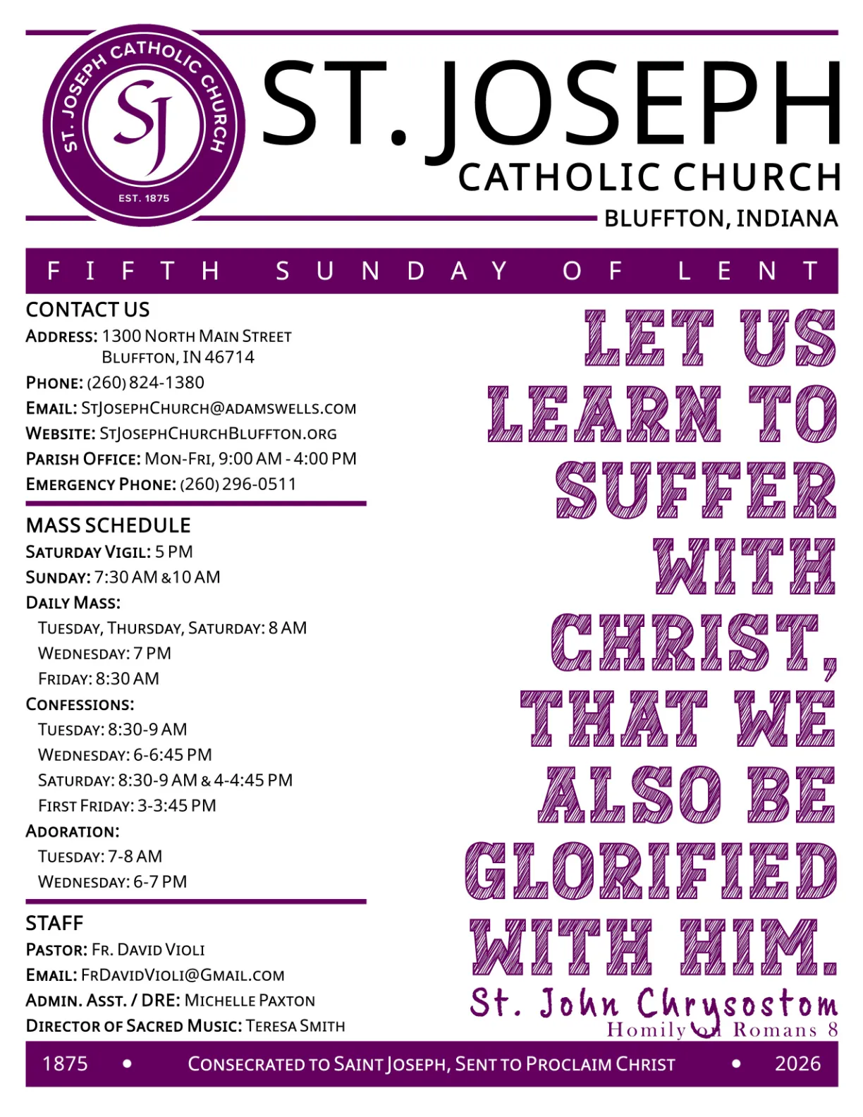 Mar 22, 2026 - Bulletin - Page 1