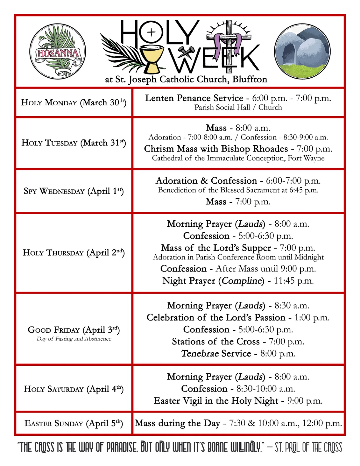 Mar 29, 2026 - Bulletin - Page 1