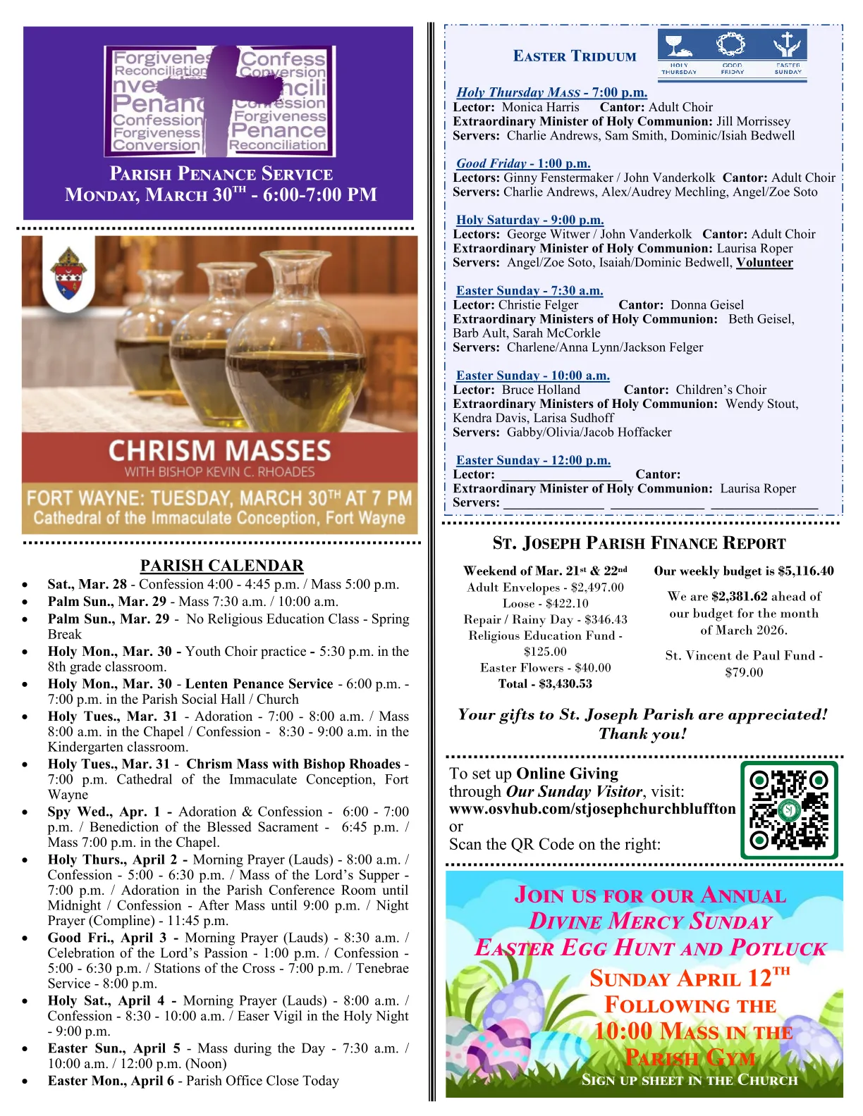 Mar 29, 2026 - Bulletin - Page 3