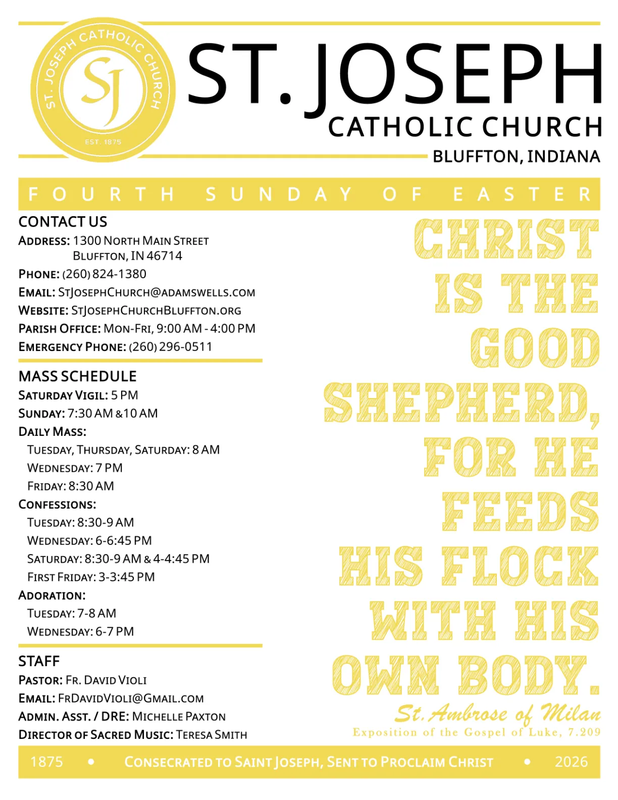 Apr 26, 2026 - Bulletin - Page 1