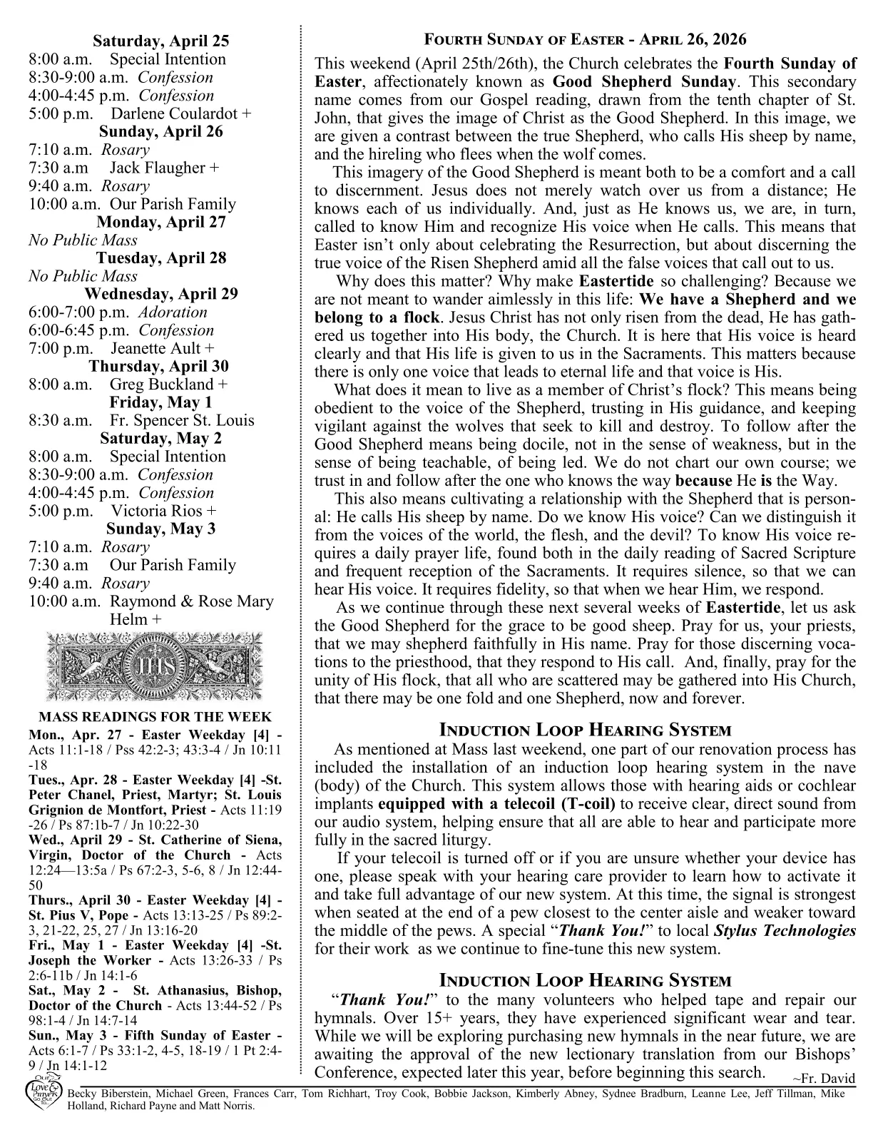 Apr 26, 2026 - Bulletin - Page 2