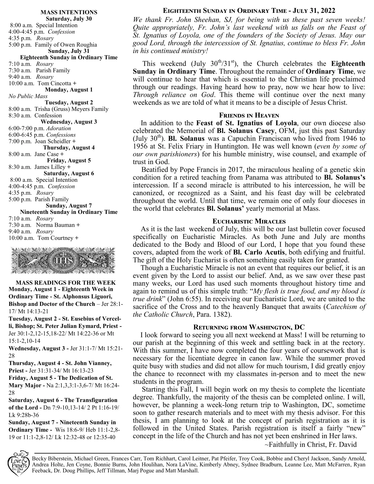 Jul 31, 2022 - Bulletin - Page 2