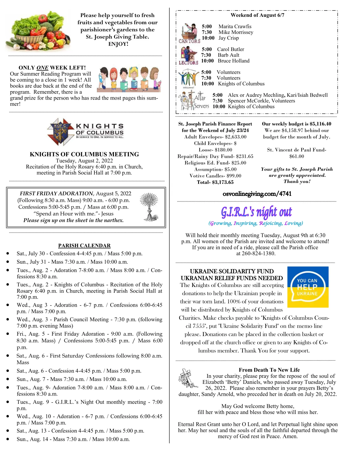 Jul 31, 2022 - Bulletin - Page 3