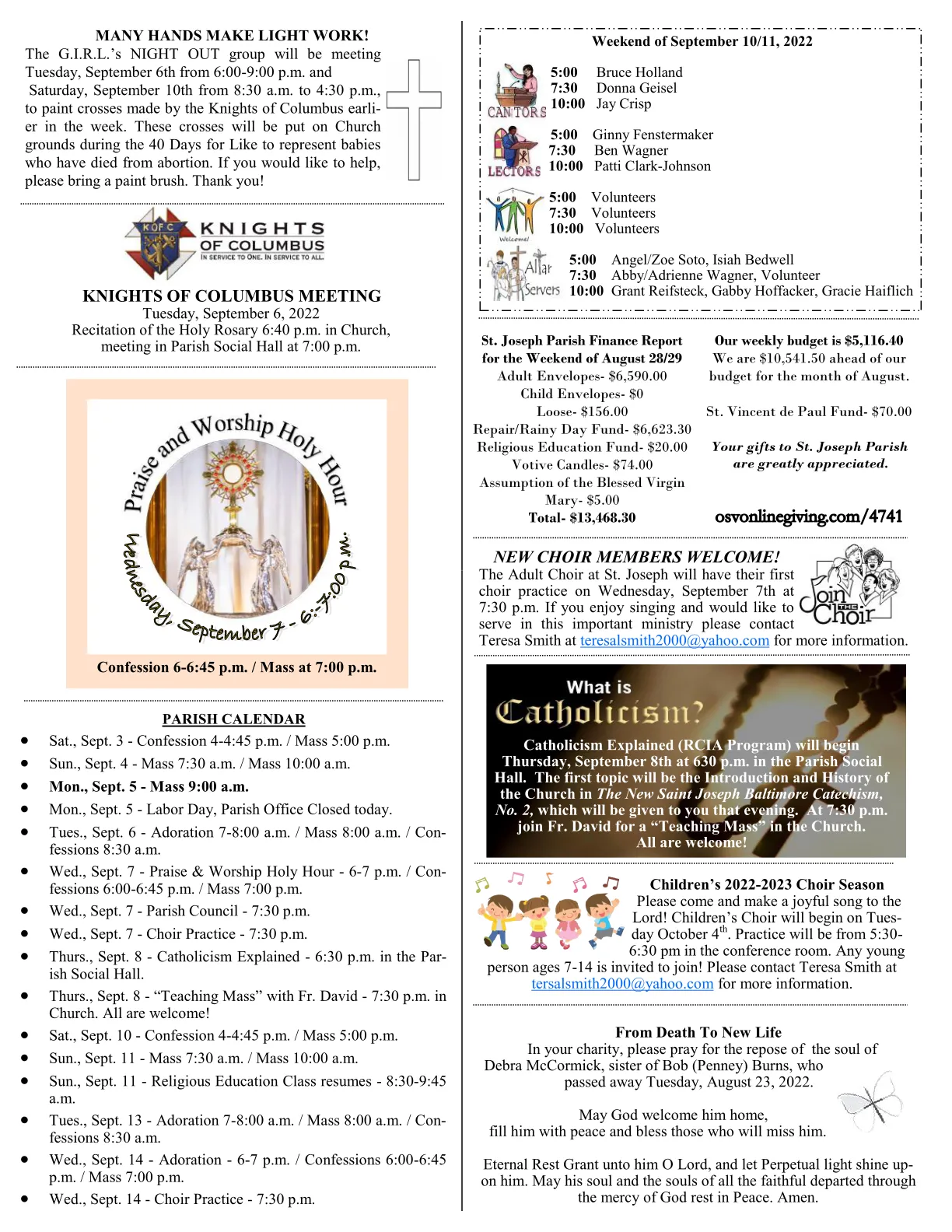 Sep 04, 2022 - Bulletin - Page 3