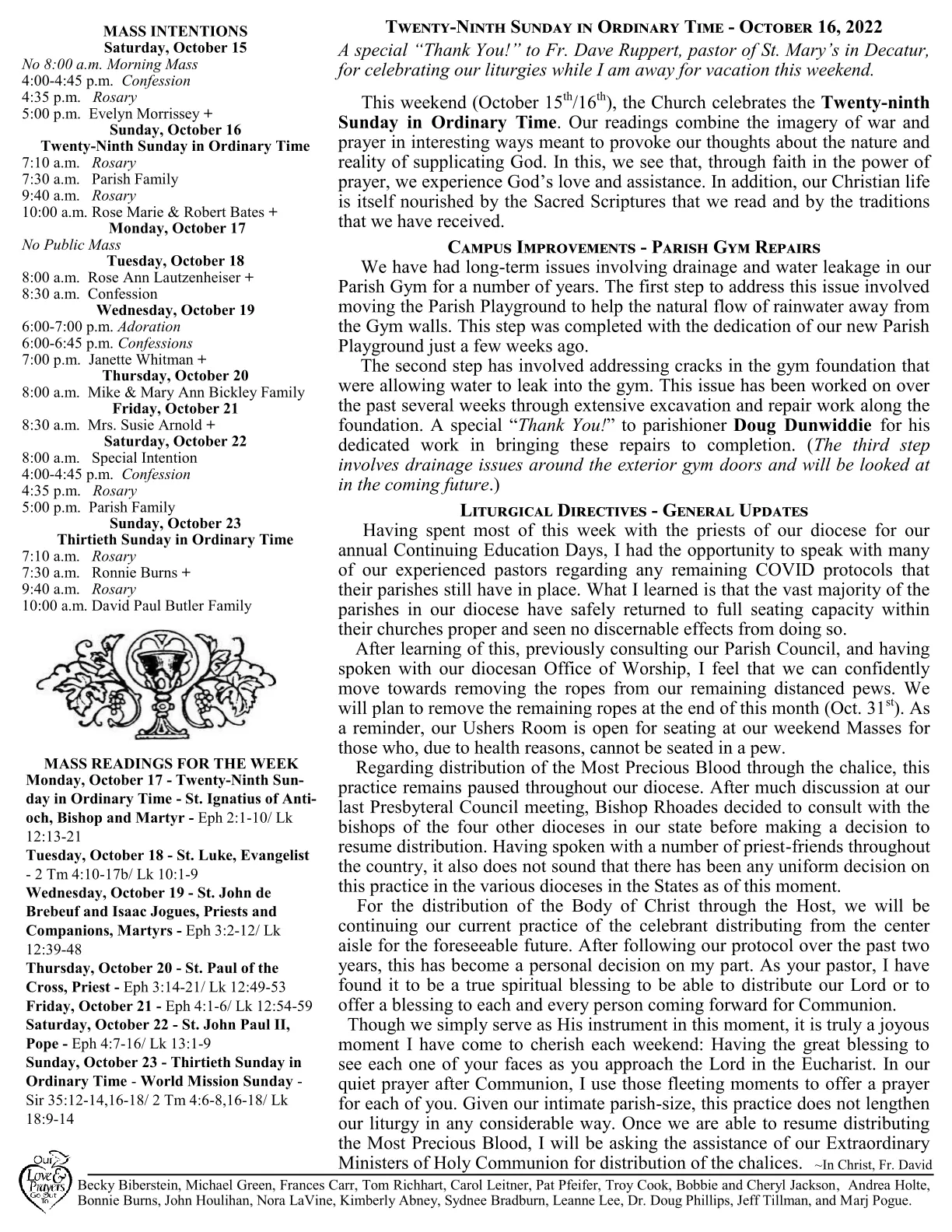 Oct 16, 2022 - Bulletin - Page 2