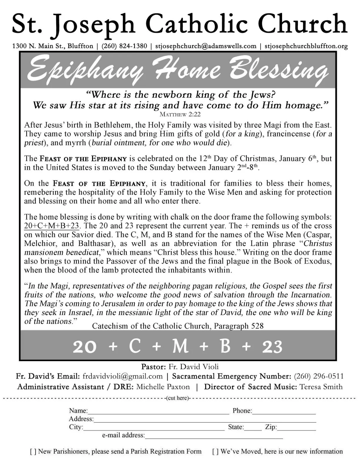 Jan 08, 2023 - Bulletin - Page 1