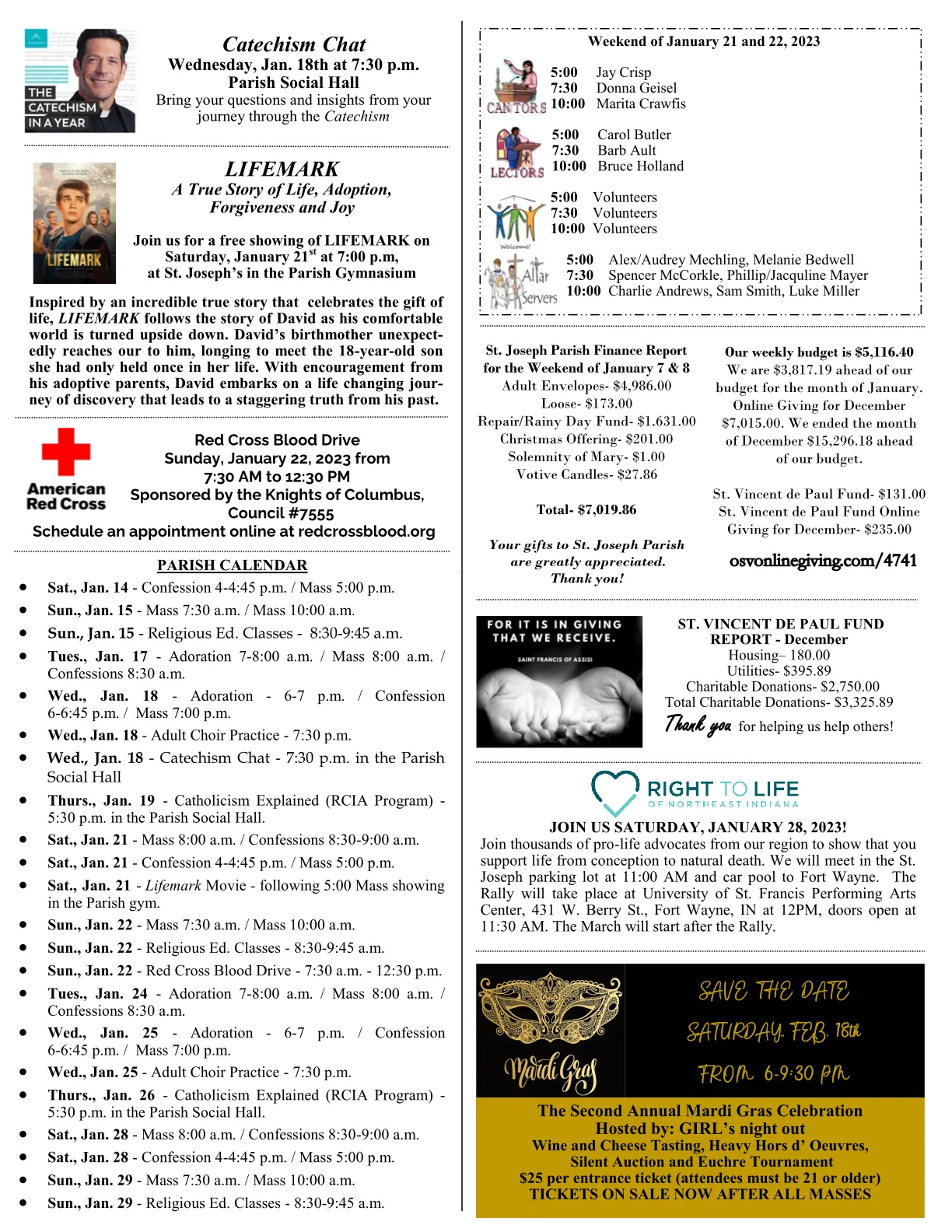 Jan 15, 2023 - Bulletin - Page 3