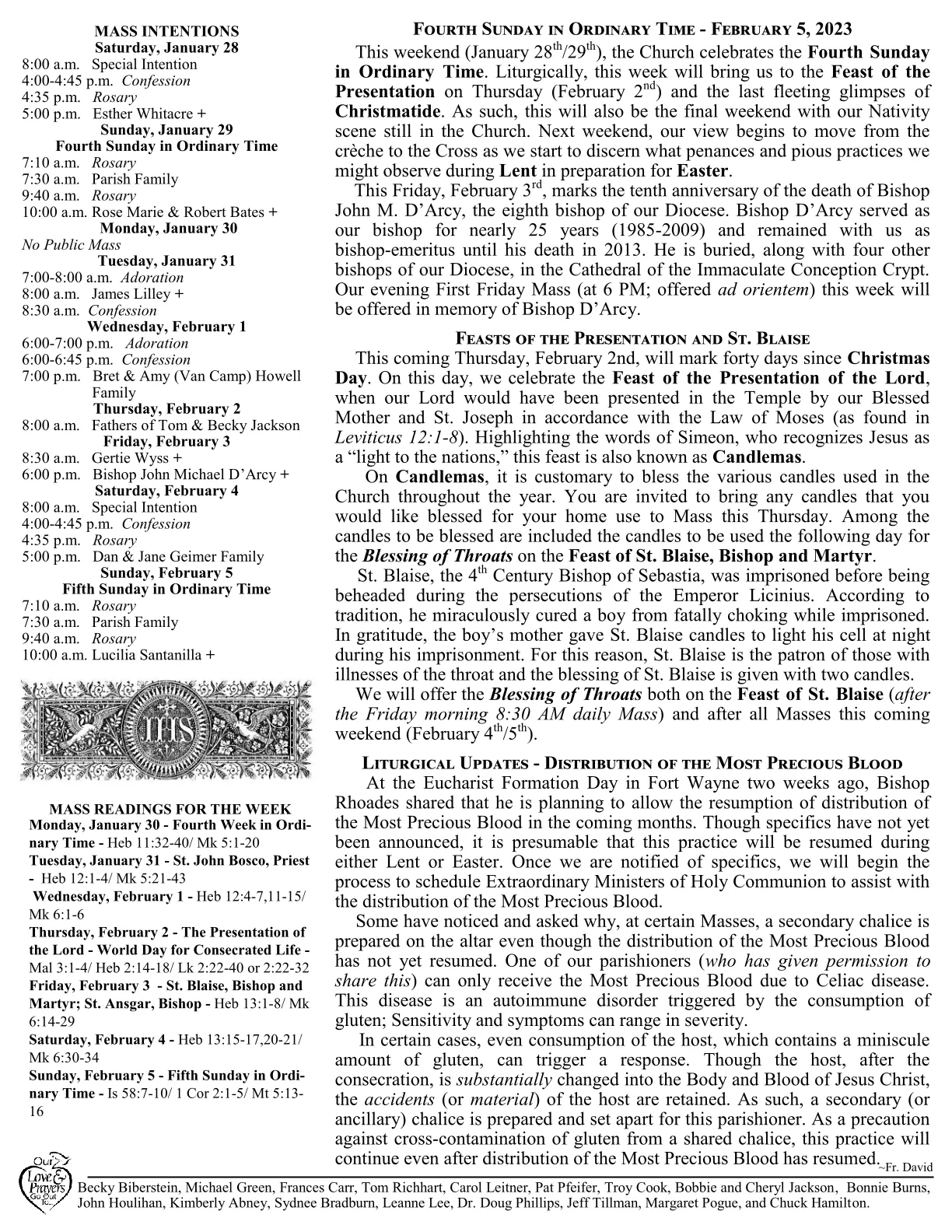 Jan 29, 2023 - Bulletin - Page 2