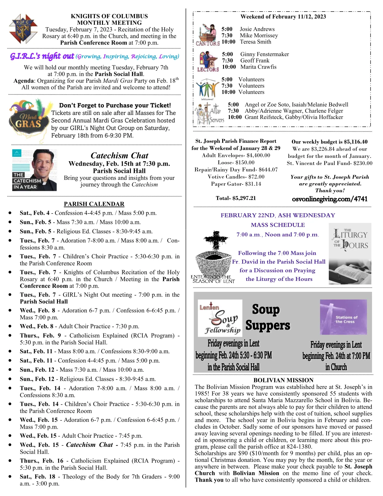 Feb 05, 2023 - Bulletin - Page 3