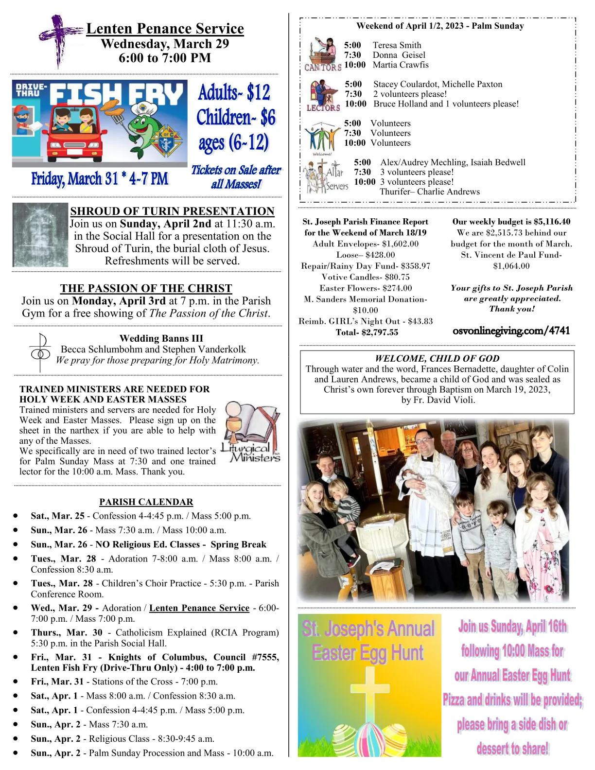 Mar 26, 2023 - Bulletin - Page 3