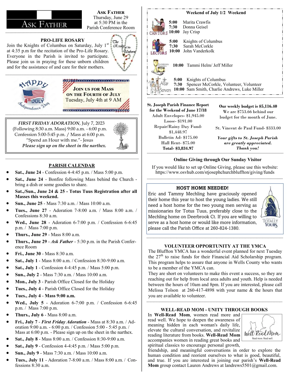 Jun 25, 2023 - Bulletin - Page 3