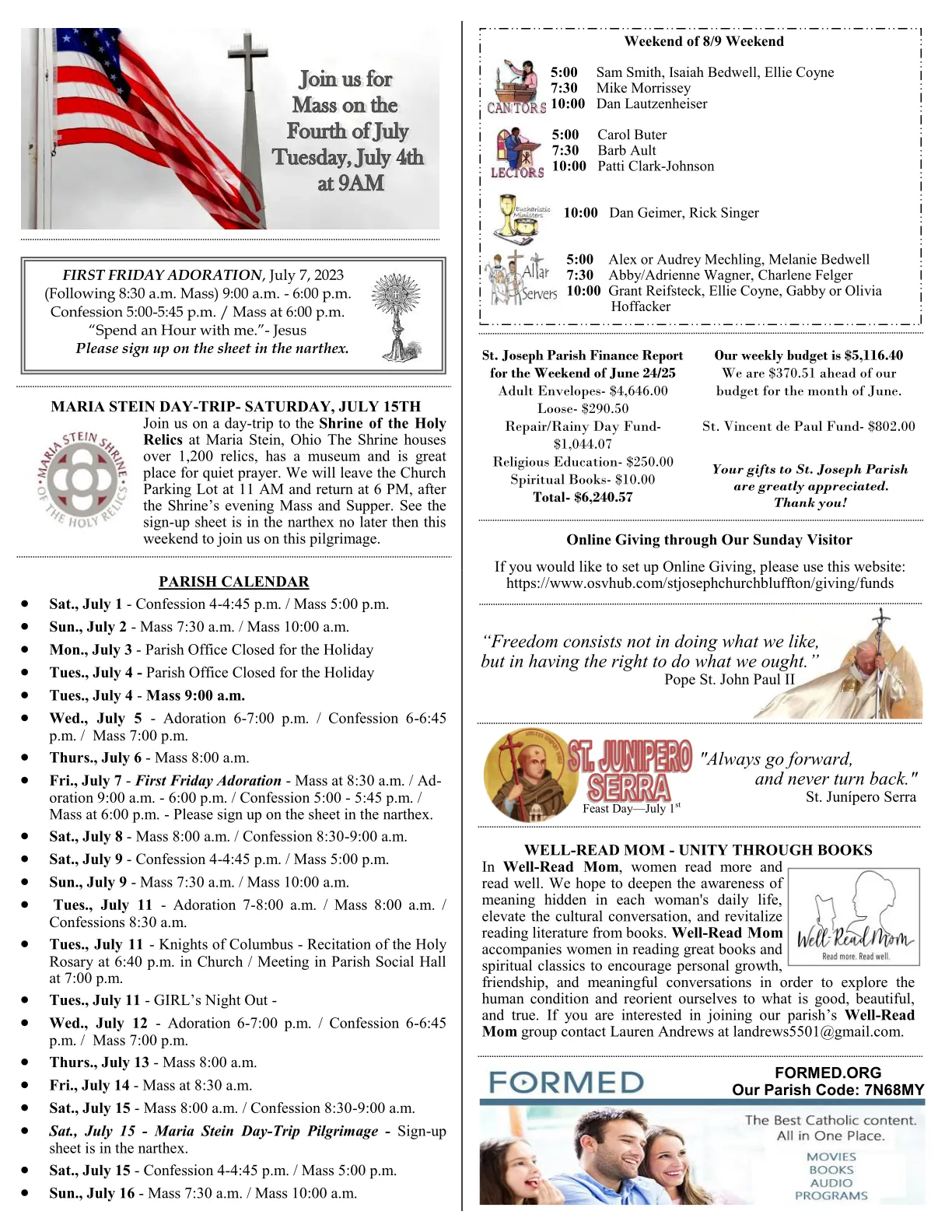 Jul 02, 2023 - Bulletin - Page 3