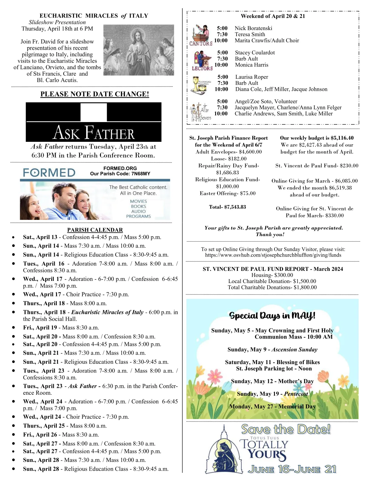 Apr 14, 2024 - Bulletin - Page 3