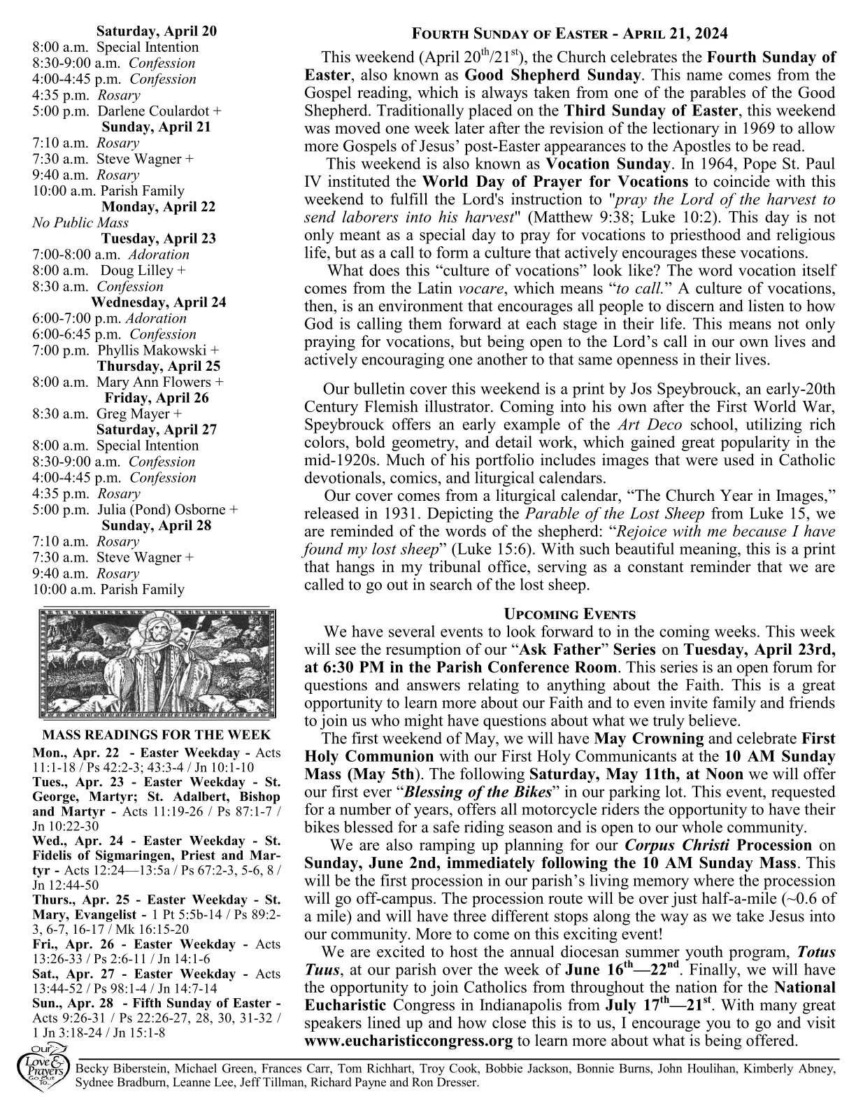 Apr 21, 2024 - Bulletin - Page 2