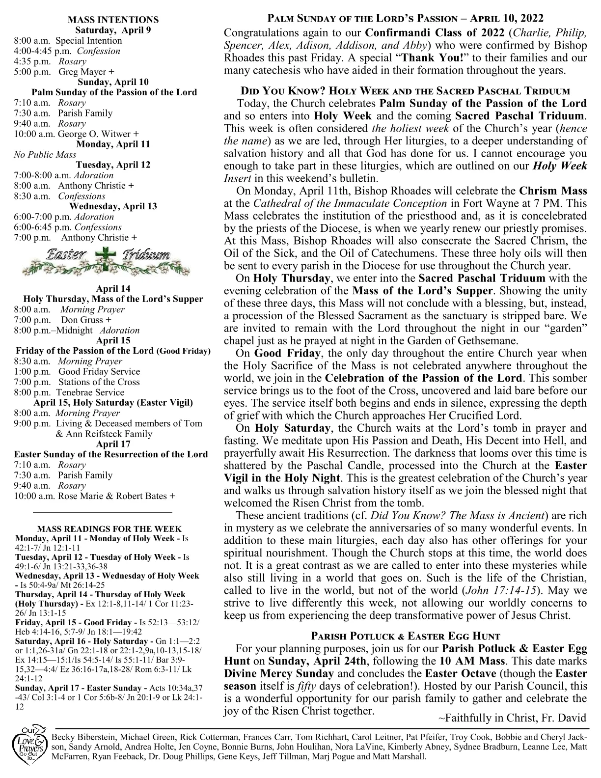 Apr 10, 2022 - Bulletin - Page 2