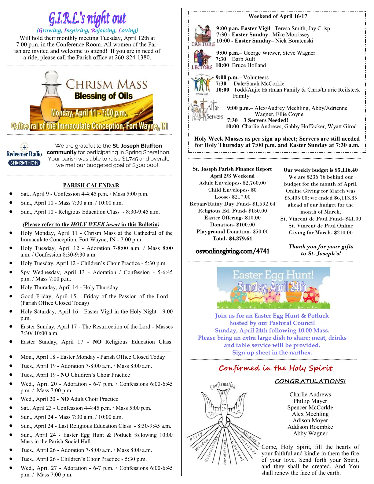 Apr 10, 2022 - Bulletin - Page 3