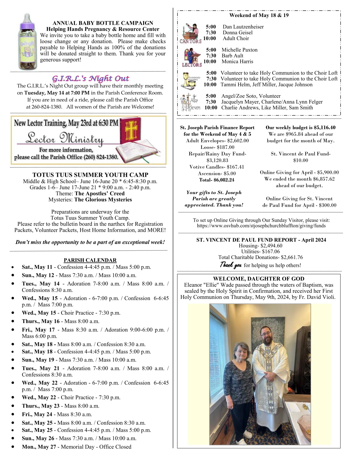 May 12, 2024 - Bulletin - Page 3